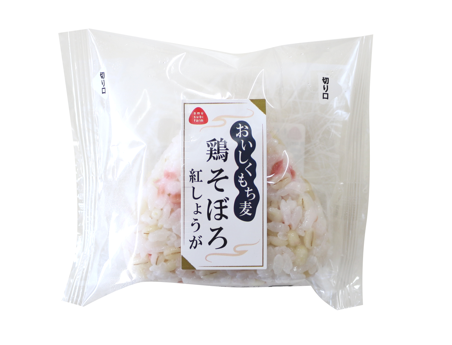 もち麦鶏そぼろ紅しょうが
